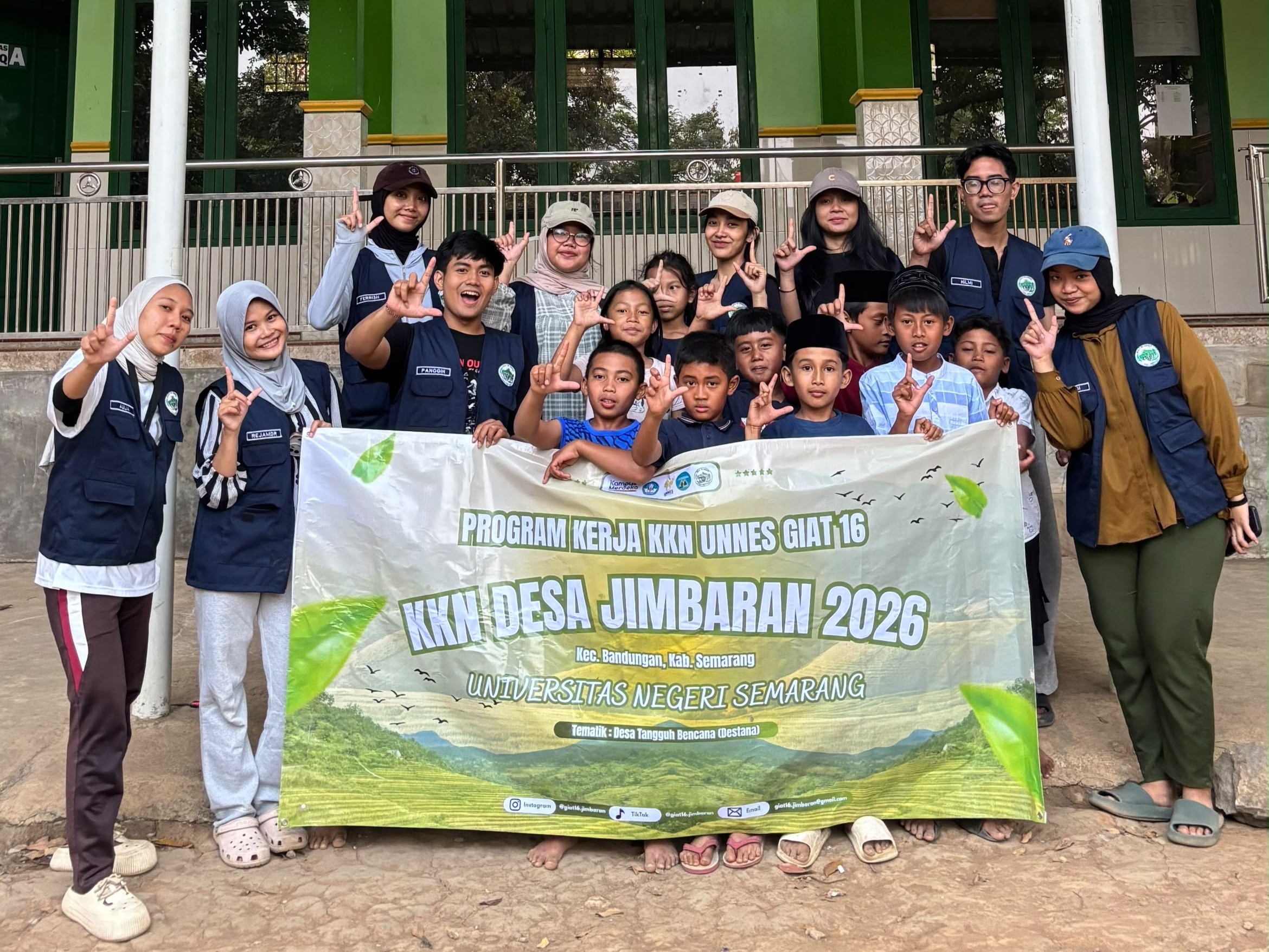 KKN UNNES GIAT 16 Melaksanakan Program Kerja Pelestarian Permainan Tradisional